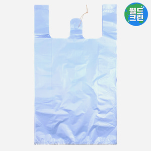 월드크린 50L 손잡이 이불봉투 100장 쓰레기 리필 대형 재활용 분리수거 봉지 옷 비닐 봉투